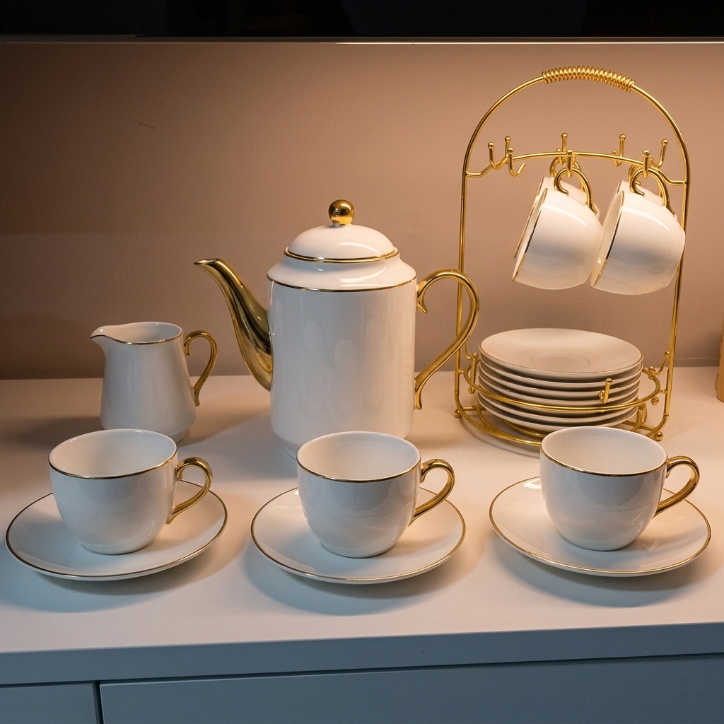 Foto do conjunto de porcelana enviada por Helena B.
